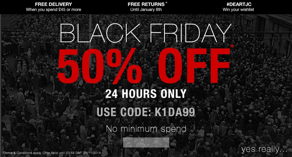 Black friday coupon