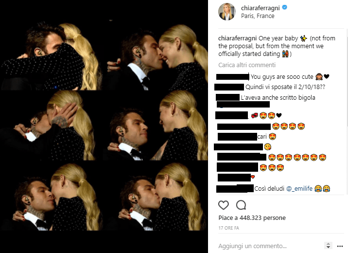 ferragnez commenti min